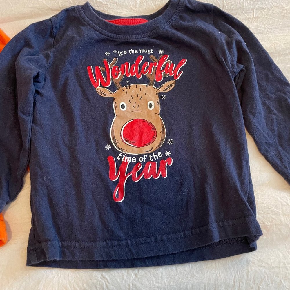 Primark Baby Boys Holiday Long Sleeve Shirt Size 9-12 months